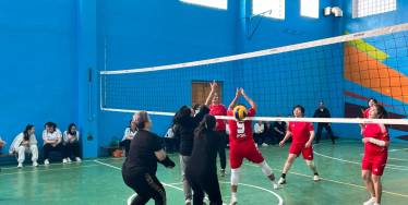 В Атырау определены победители соревнования по волейболу среди женщин 